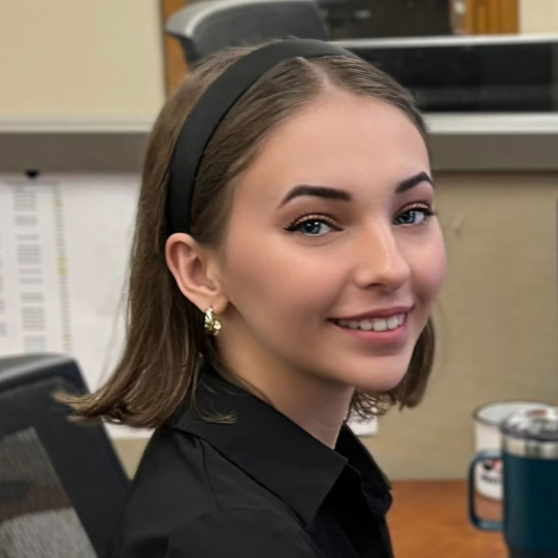 Photo of Broadcast Industry Professional Savannah Steel, taken at Action 2 News (WBAY-TV) during election night in 2024.